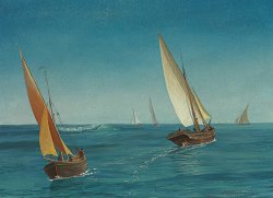 Albert Bierstadt On The Mediterranean painting