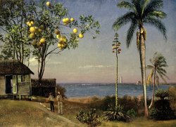 Albert Bierstadt Tropical Scene