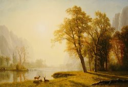 Albert Bierstadt Yosemite Valley painting