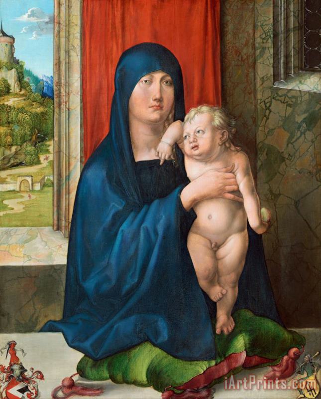 Albrecht Durer Madonna And Child (obverse) Art Print