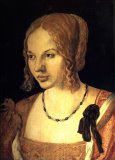 Portrait of a Young Woman of The Fortesque Family of Devon Paintings - Portrait of a Young Venetian Woman by Albrecht Durer
