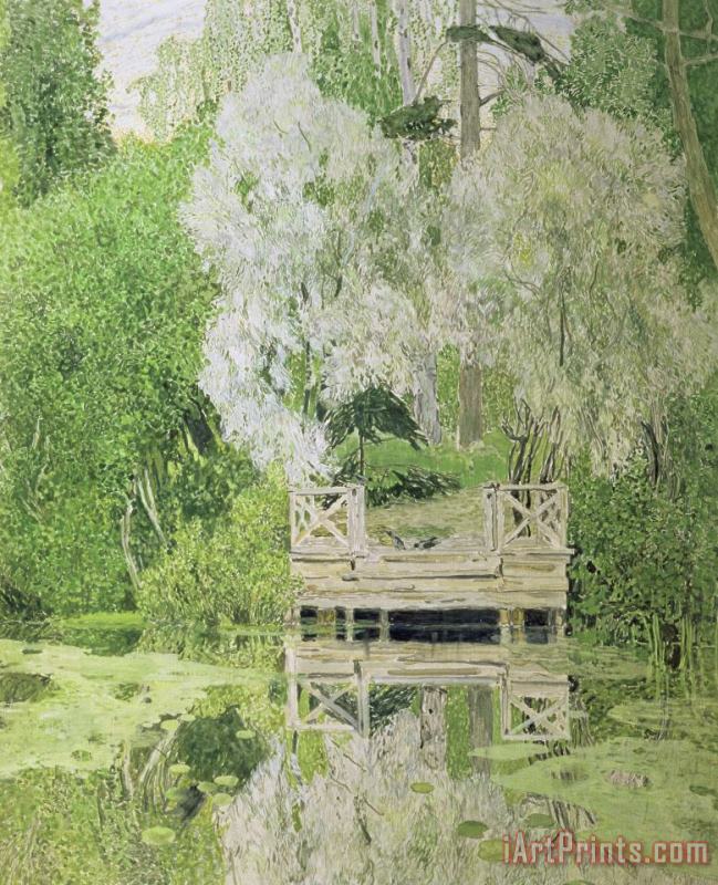 Silver White Willow painting - Aleksandr Jakovlevic Golovin Silver White Willow Art Print