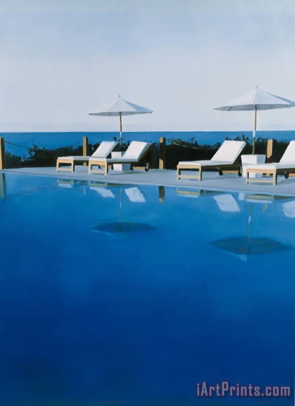 L.a. Swimming Pool painting - Alessandro Raho L.a. Swimming Pool Art Print