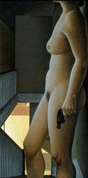 Alex Colville Woman with Revolver
