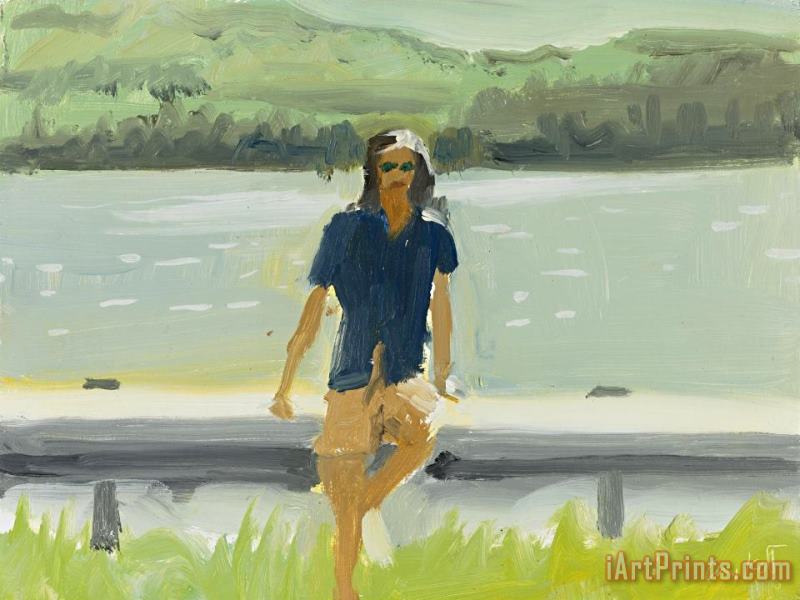 Ada at Lake Megunticook painting - Alex Katz Ada at Lake Megunticook Art Print