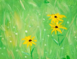 Alex Katz Black Eyed Susans, 2003