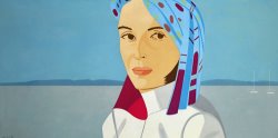 Alex Katz Blue Hat, 2004