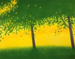 Alex Katz Golden Field No.3, 2001