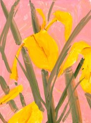 Alex Katz Iris Study 2, 2019