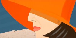 Alex Katz Orange Hat, From Alex And Ada, The 1960's to The 1980's