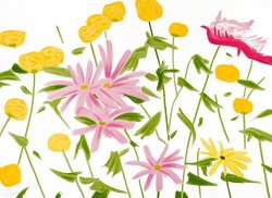 Alex Katz Spring Flowers, 2017