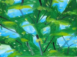 Alex Katz Study for Summer