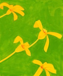 Alex Katz Untitled, Yellow Green, 2019
