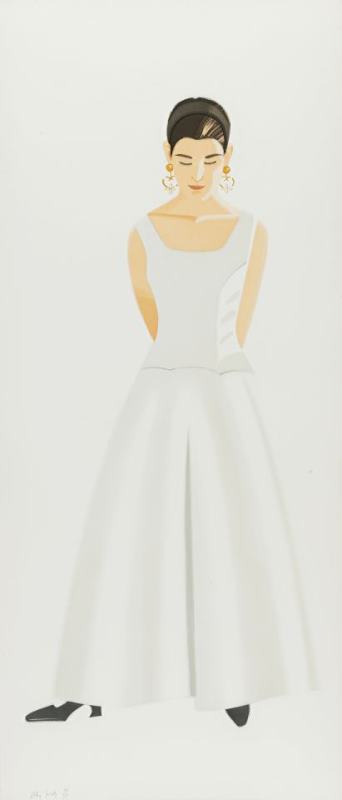 Wedding Dress painting - Alex Katz Wedding Dress Art Print