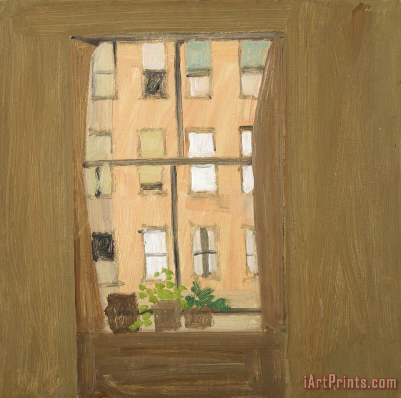 Alex Katz Window 5, Circa 1961 1962 Art Painting