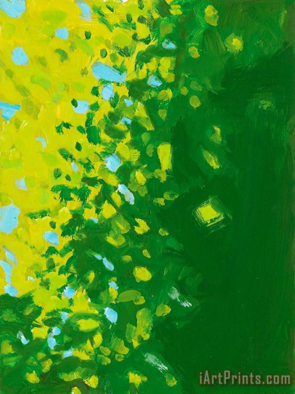 Yellow And Green, 2005 painting - Alex Katz Yellow And Green, 2005 Art Print