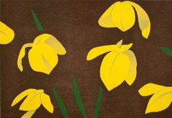 Alex Katz Yellow Flags, 2013
