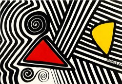 Alexander Calder Red, Yellow And Maze