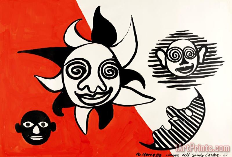 Alexander Calder Untitled Art Painting