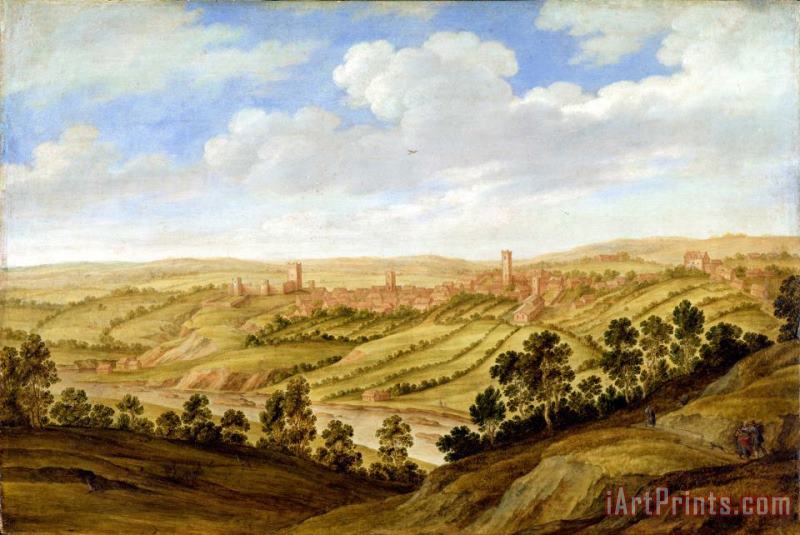 Alexander Keirincx Richmond Castle - Yorkshire Art Painting