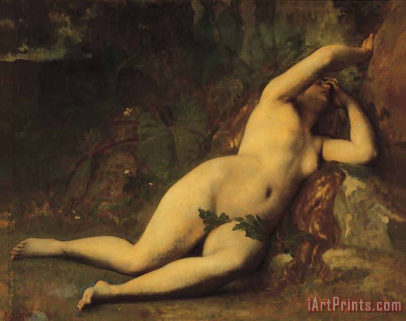 Alexandre Cabanel Eve After The Fall Art Print