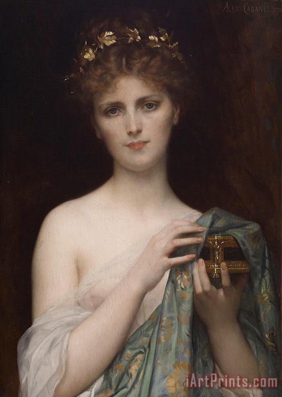 Alexandre Cabanel Pandora Art Painting