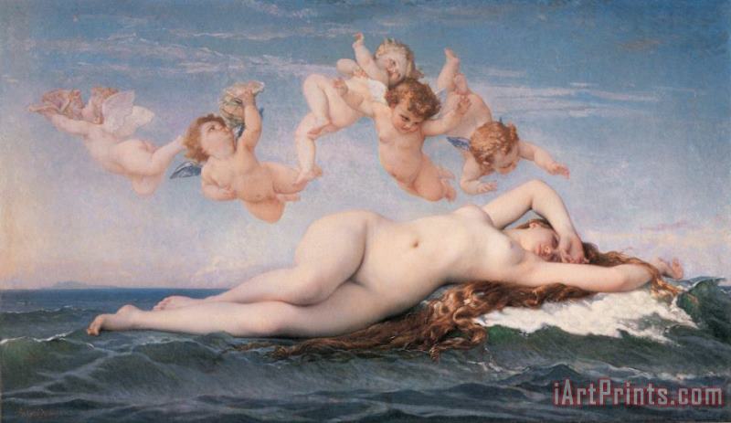 The Birth of Venus painting - Alexandre Cabanel The Birth of Venus Art Print