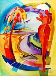 alfred gockel Caribbean Blue