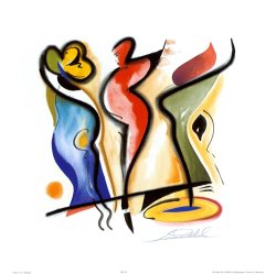 alfred gockel Dancing painting