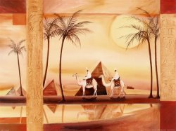 alfred gockel Desert Dreams Iii painting