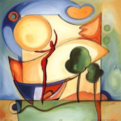 alfred gockel Fun in The Sun I painting