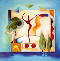 alfred gockel Fun in The Sun V painting