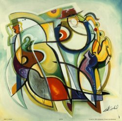 alfred gockel Heritage Blues painting