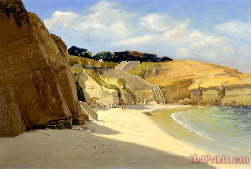 Alfred Richard Mitchell La Jolla Cove Art Painting