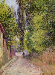 Alfred Sisley Landscape near Louveciennes