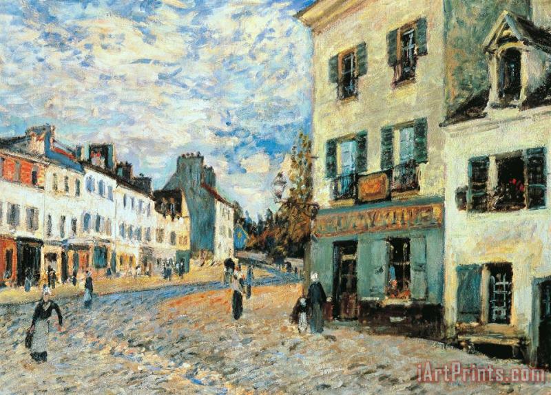 Road To Marly painting - Alfred Sisley Road To Marly Art Print