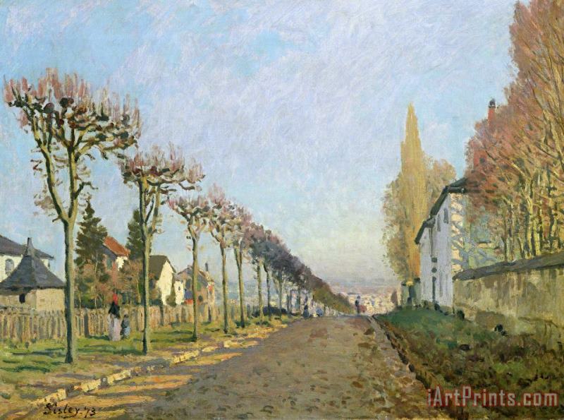 Alfred Sisley Rue de la Machine Louveciennes Art Painting