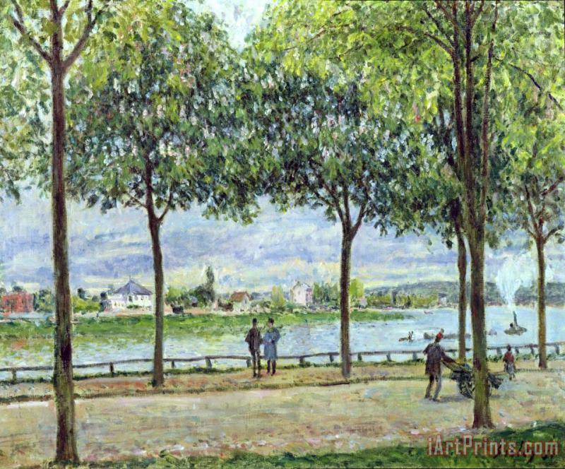 Alfred Sisley The Avenue of Chestnut Trees Art Painting