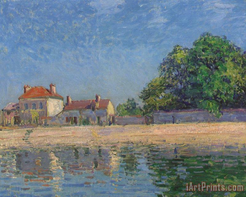 Alfred Sisley The Banks of the Loing Art Painting