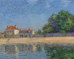 Alfred Sisley The Banks of the Loing painting