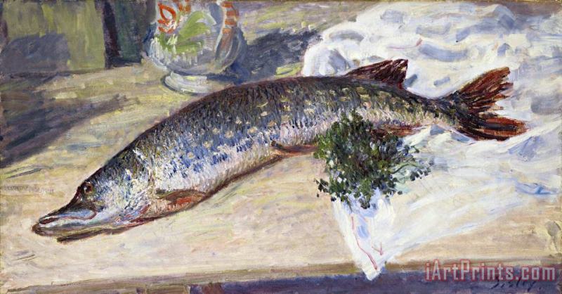Alfred Sisley The Pike (le Brochet) Art Painting