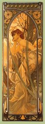 Alphonse Marie Mucha Reverie Du Soir