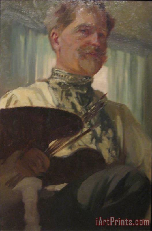 Alphonse Marie Mucha Self Portrait 1907 Art Painting