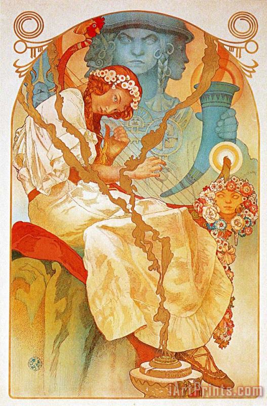 Alphonse Marie Mucha The Slav Epic 1928 Art Painting