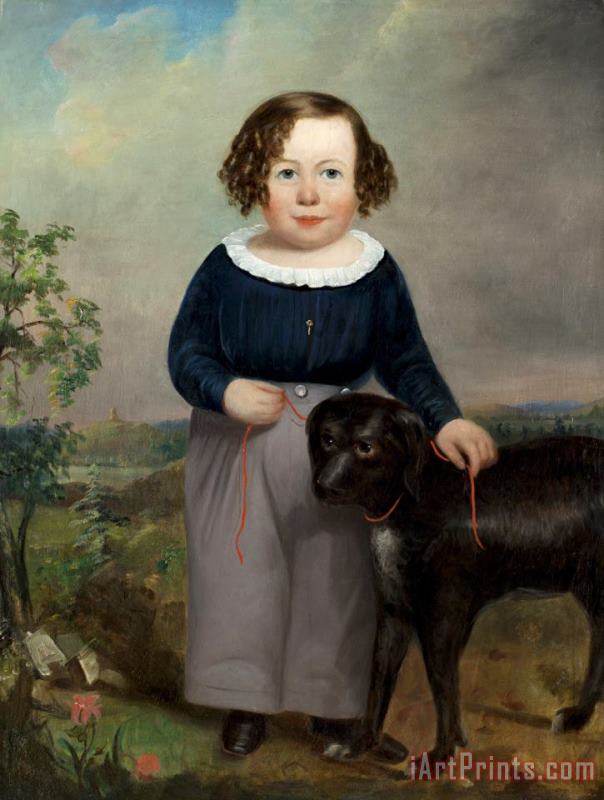 Portrait of Charles Ebenezer Richardson painting - Amasa Hewins Portrait of Charles Ebenezer Richardson Art Print