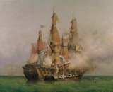 The Taking of the Kent by Ambroise Louis Garneray