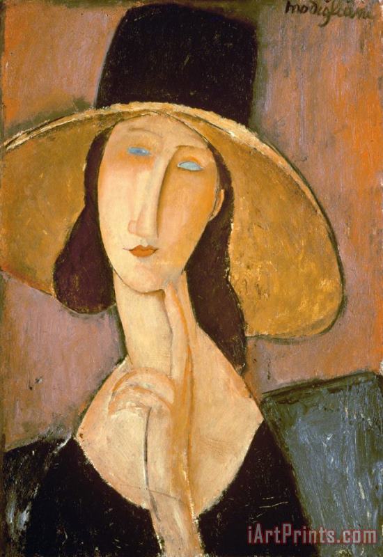 Amedeo Modigliani Head of a Woman Art Painting