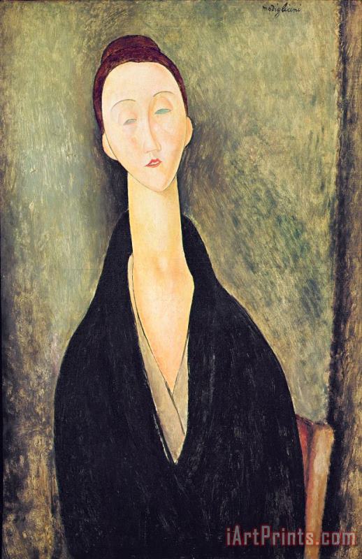 Amedeo Modigliani Madame Hanka Zborowska Art Painting