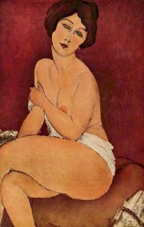 Amedeo Modigliani Seated Female Nude