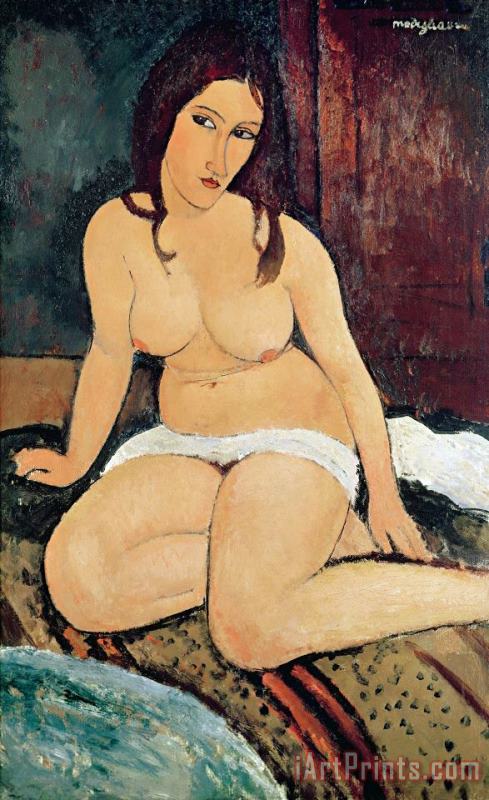 Amedeo Modigliani Seated Nude Art Print